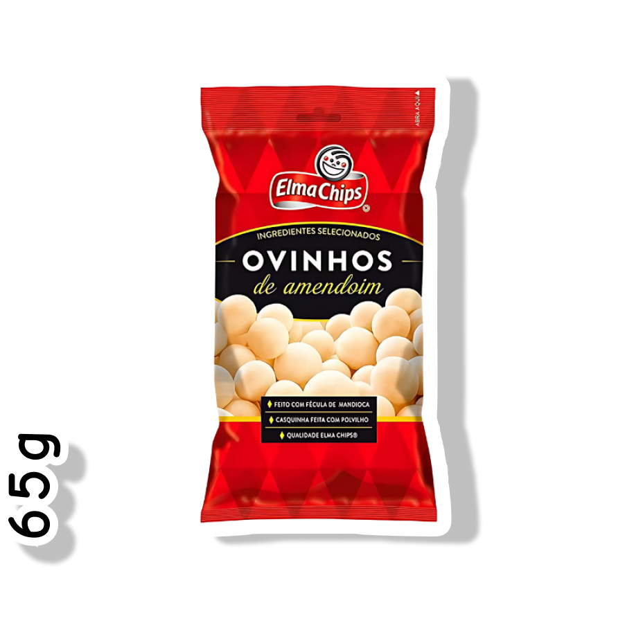 ELMA CHIPS AMENDOIM 65G - OVINHO