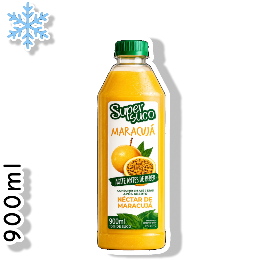 SUPER SUCO GARRAFA 900ML - MARACUJÁ