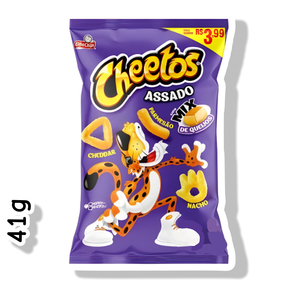 ELMA CHIPS CHEETOS 41G - MIX DE QUEIJOS