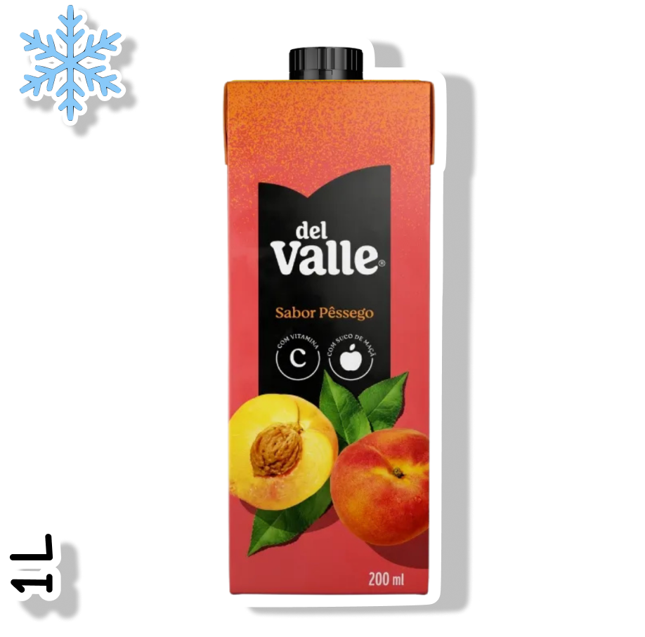 DEL VALLE CAIXA 1L - NÉCTAR PÊSSEGO