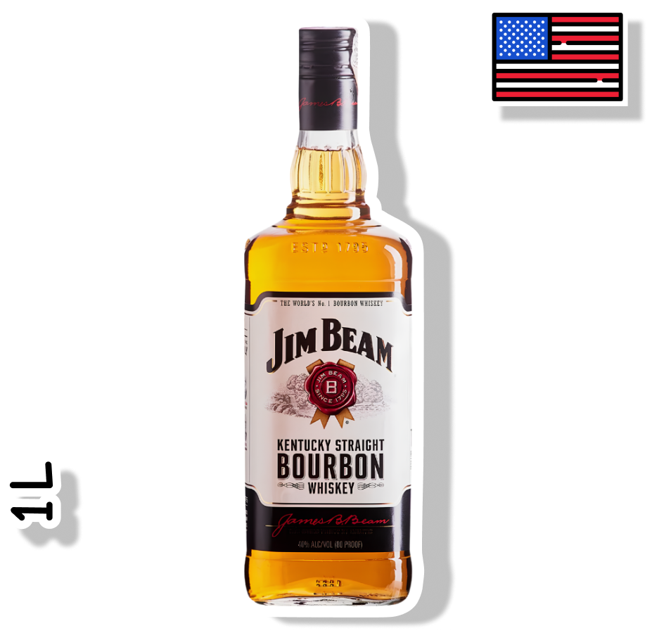 JIM BEAM GARRAFA 1L - BOURBON