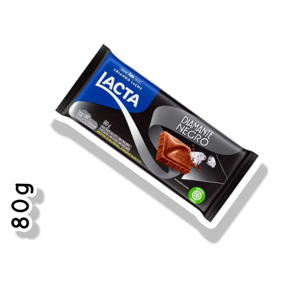 LACTA BARRA 80G - DIAMANTE NEGRO