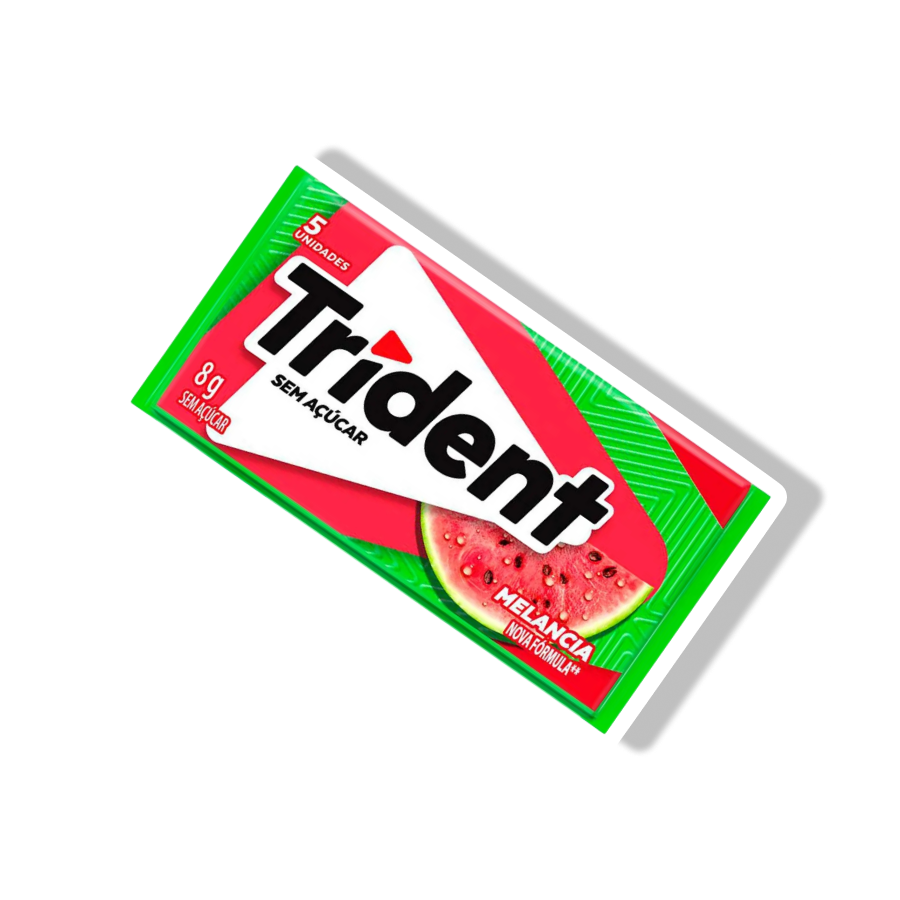 TRIDENT CHICLETE 8G - MELANCIA