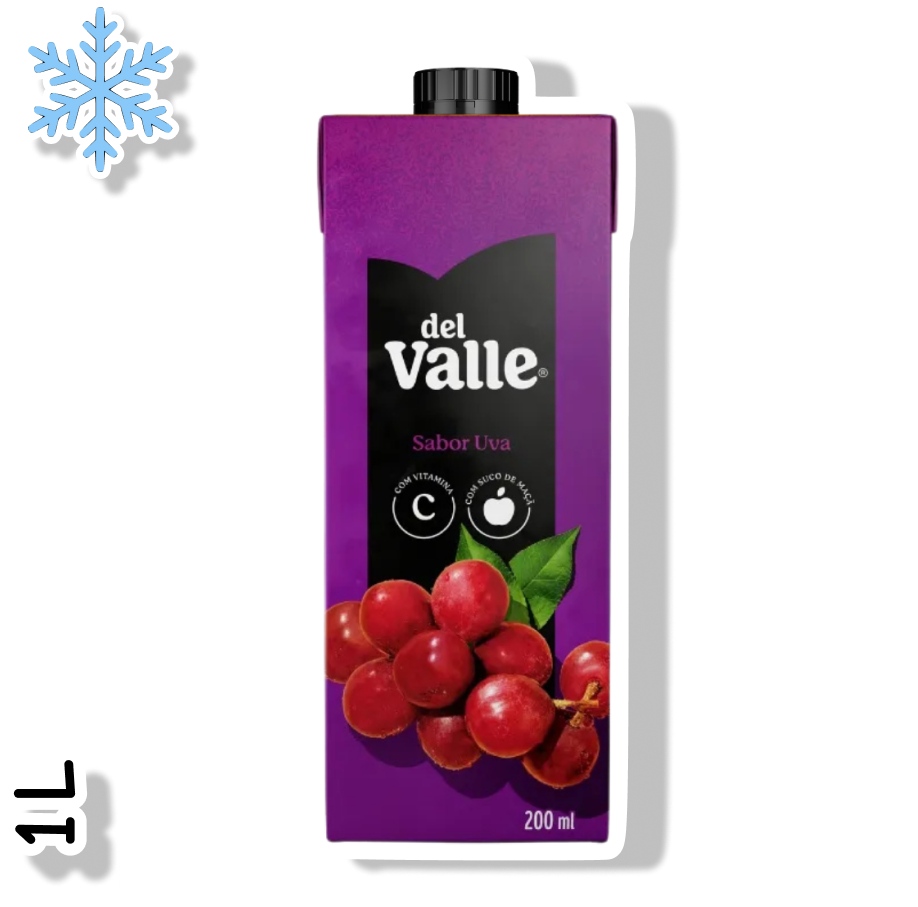 DEL VALLE CAIXA 1L - NÉCTAR UVA
