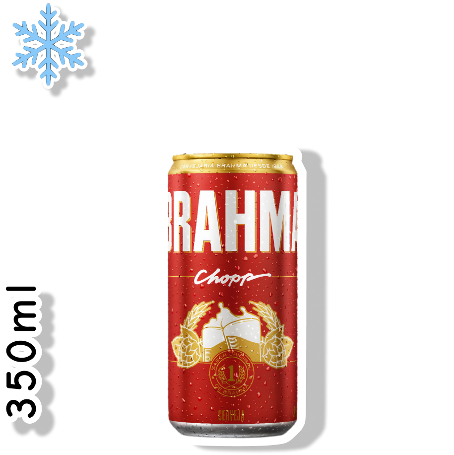 BRAHMA LATA 350ML - CHOPP PILSEN