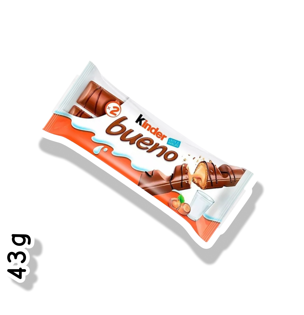 FERRERO KINDER BUENO 43G - CHOCOLATE AO LEITE