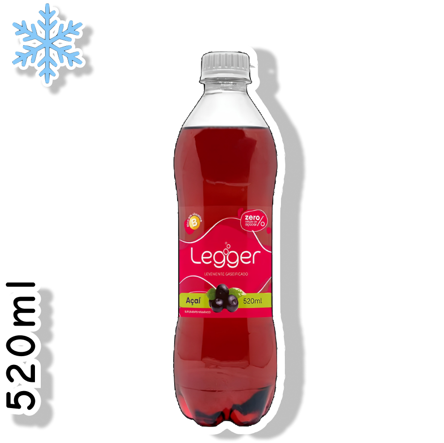LEGGER PET 520ML - AÇAÍ ZERO
