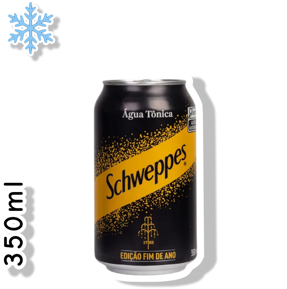 SCHWEPPES LATA 350ML - ÁGUA TÔNICA