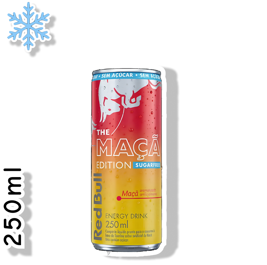RED BULL LATA 250ML - MAÇÃ SEM AÇÚCAR