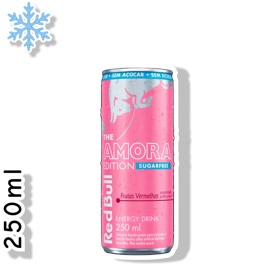 RED BULL LATA 250ML - FRUTAS VERMELHAS SEM AÇÚCAR