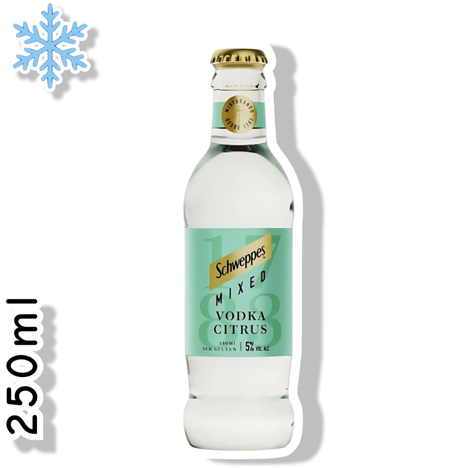 SCHWEPPES GARRAFA 250ML - VODKA CITRUS