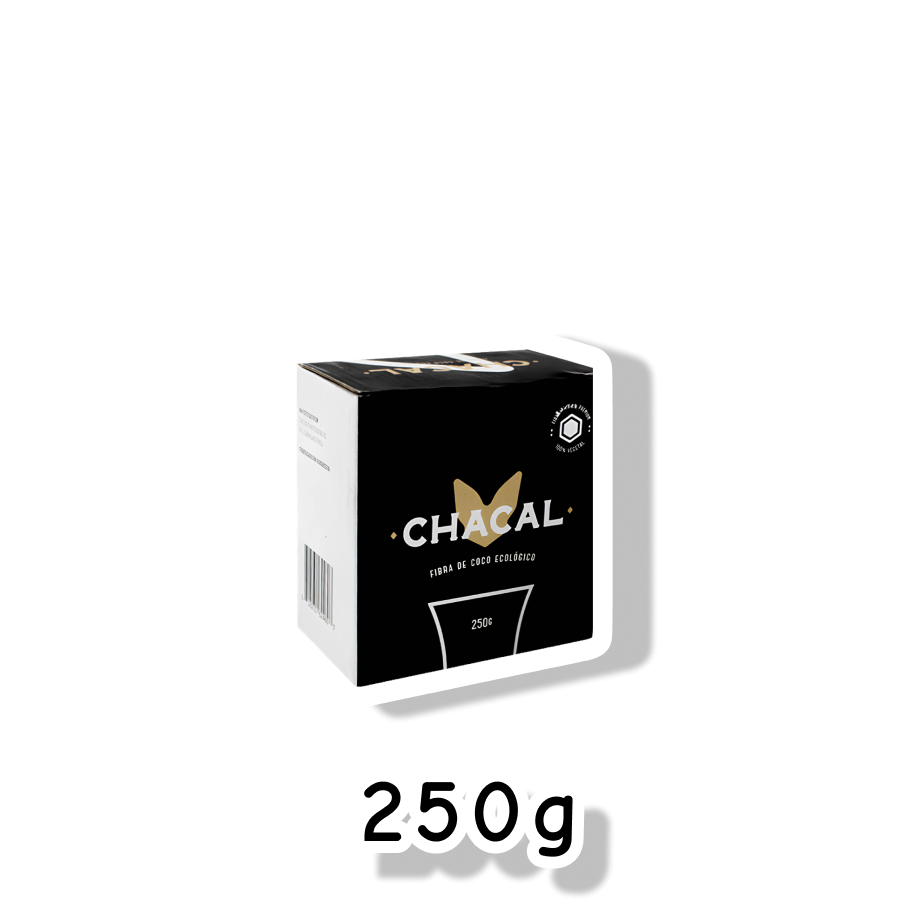 CHACAL CARVÃO 250G - HEXAGONAL