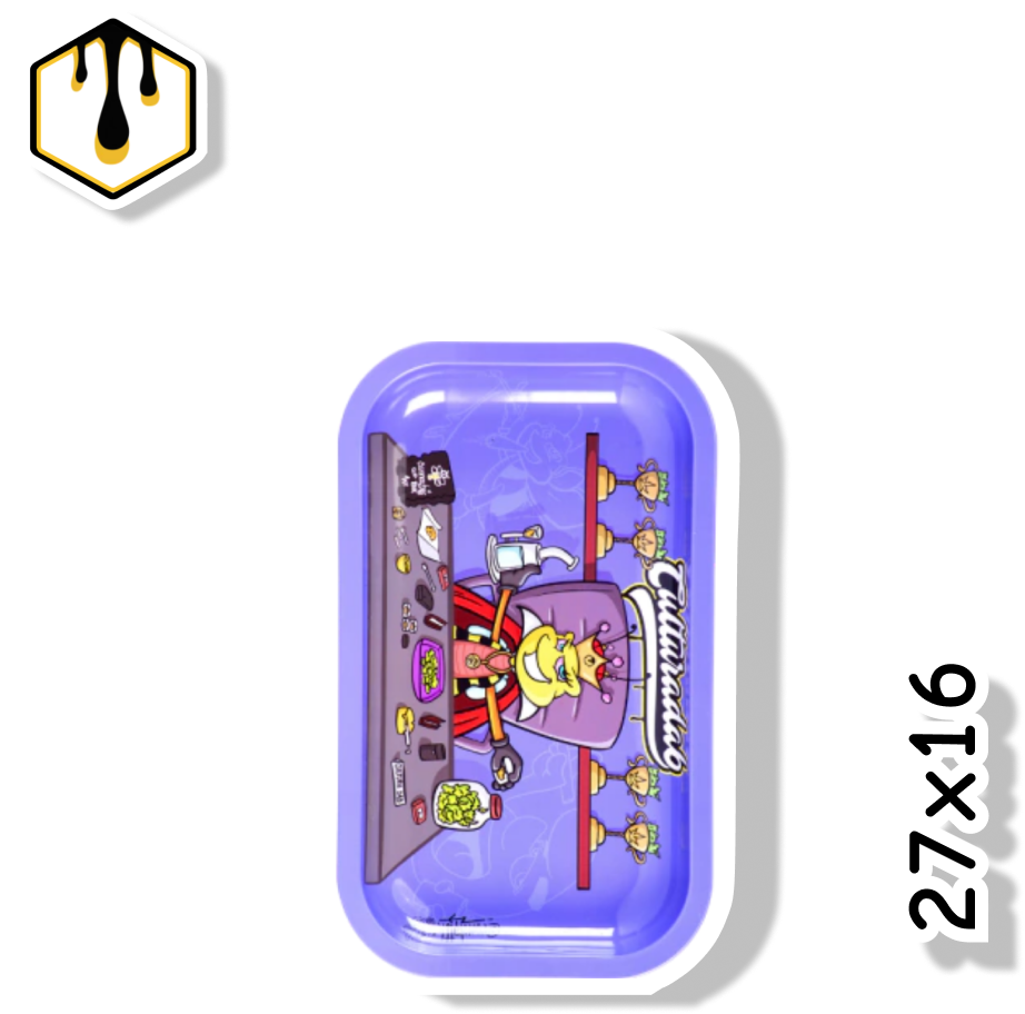 CULTURA DAB BANDEJA DE METAL 27X16 - THE QUEEN
