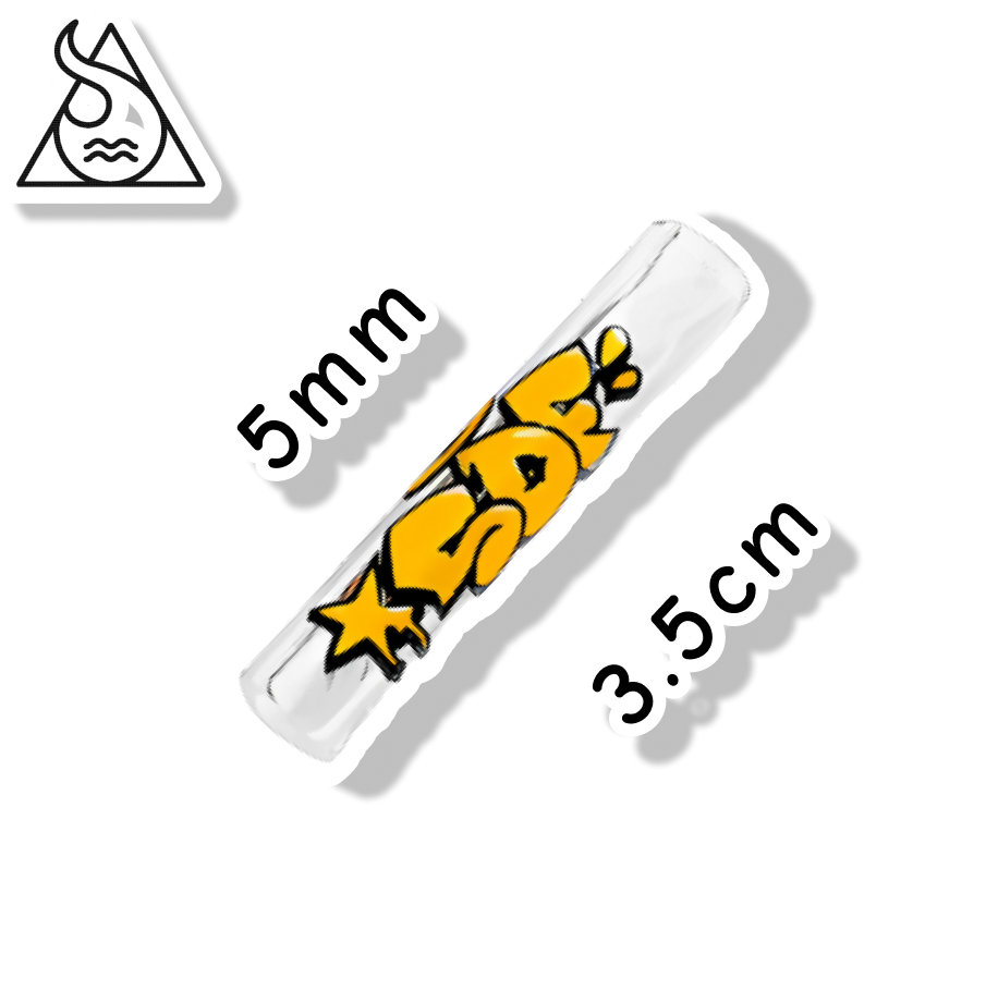 SQUADAFUM PITEIRA DE VIDRO GRAFF - AMARELO