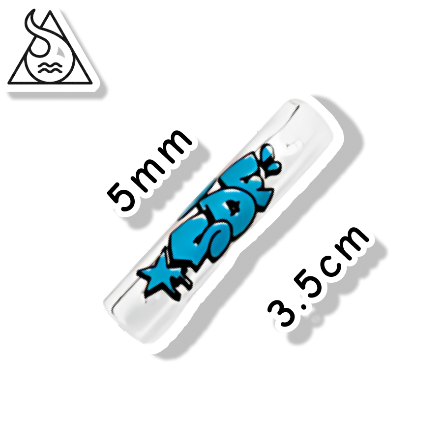 SQUADAFUM PITEIRA DE VIDRO GRAFF - AZUL