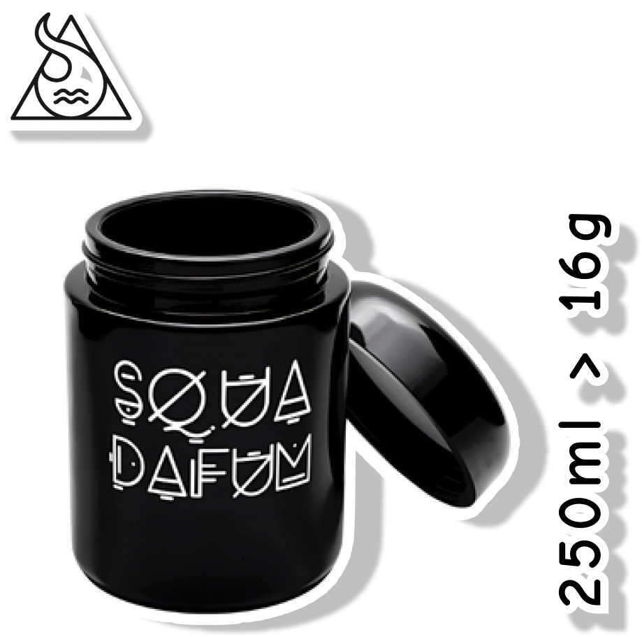 SQUADAFUM POTE ULTRAVIOLETA GRANDE - PRETO