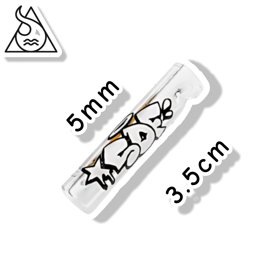 SQUADAFUM PITEIRA DE VIDRO GRAFF - BRANCO