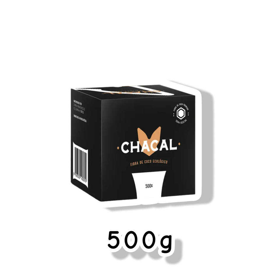 CHACAL CARVÃO 500G  - HEXAGONAL