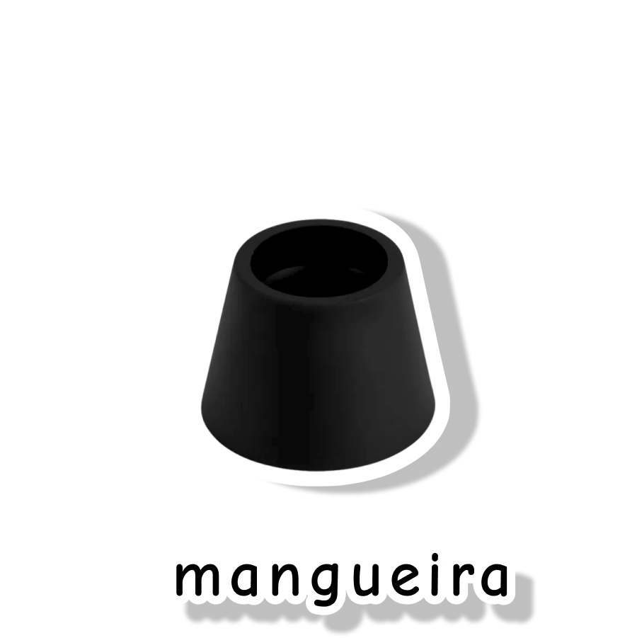 BORRACHA MANGUEIRA NARGUILÉ - PRETA