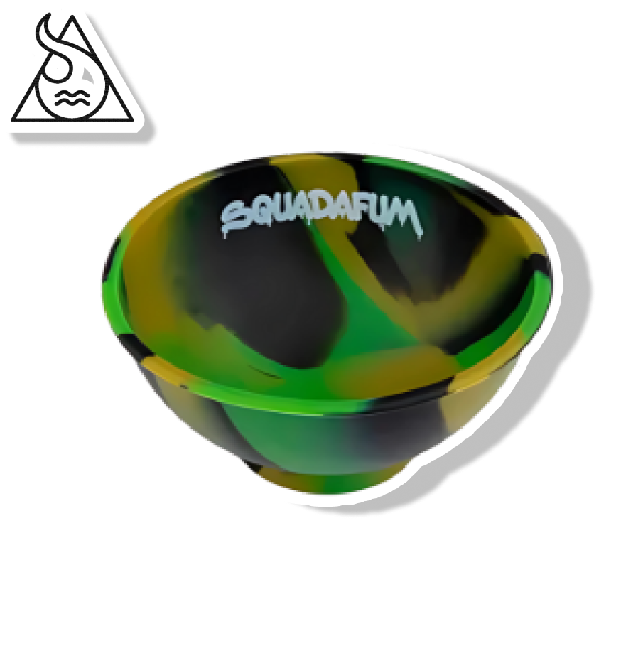 SQUADAFUM CUIA DE SILICONE - MIX MUSGO PRETO E VERDE