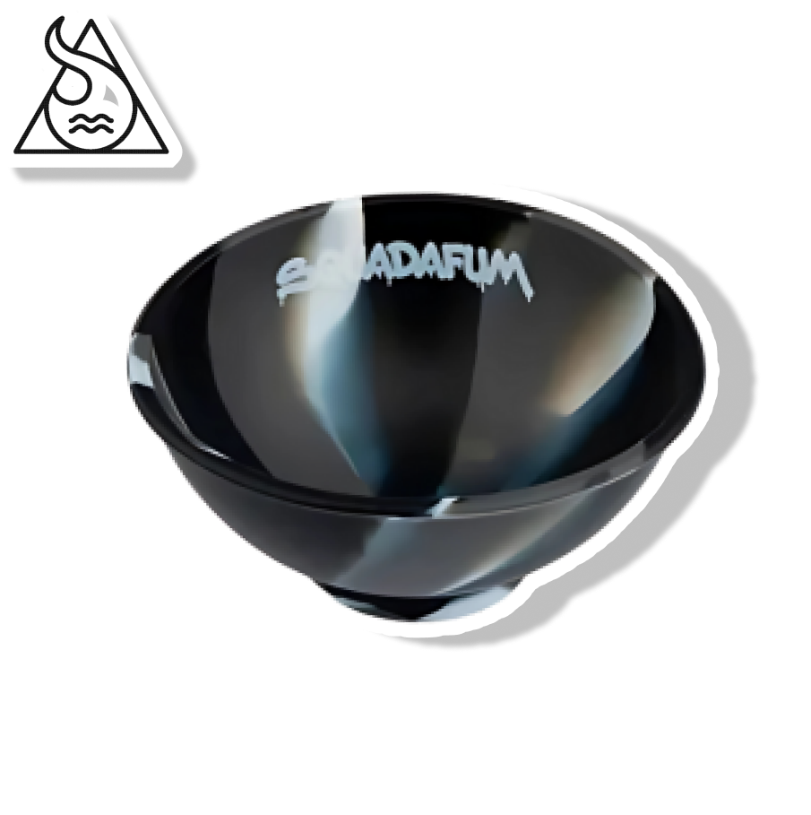 SQUADAFUM CUIA DE SILICONE - MIX BRANCO PRETO E CINZA
