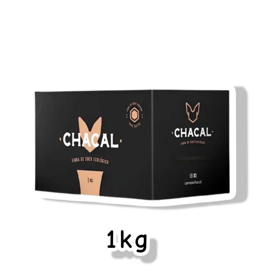 CHACAL CARVÃO 1KG - HEXAGONAL