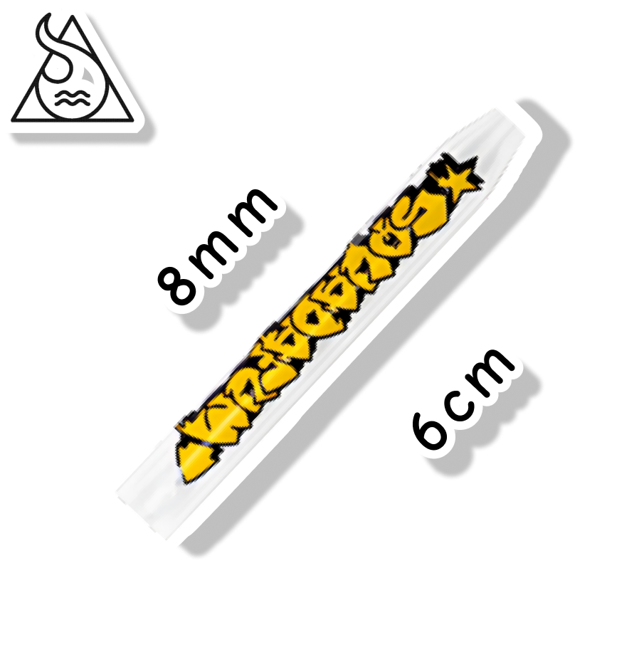 SQUADAFUM PITEIRA DE VIDRO - AMARELO 8MM
