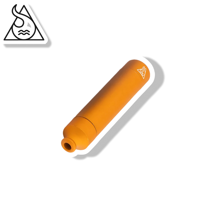 SQUADAFUM PIPE DE METAL HEAT COOLER - LARANJA