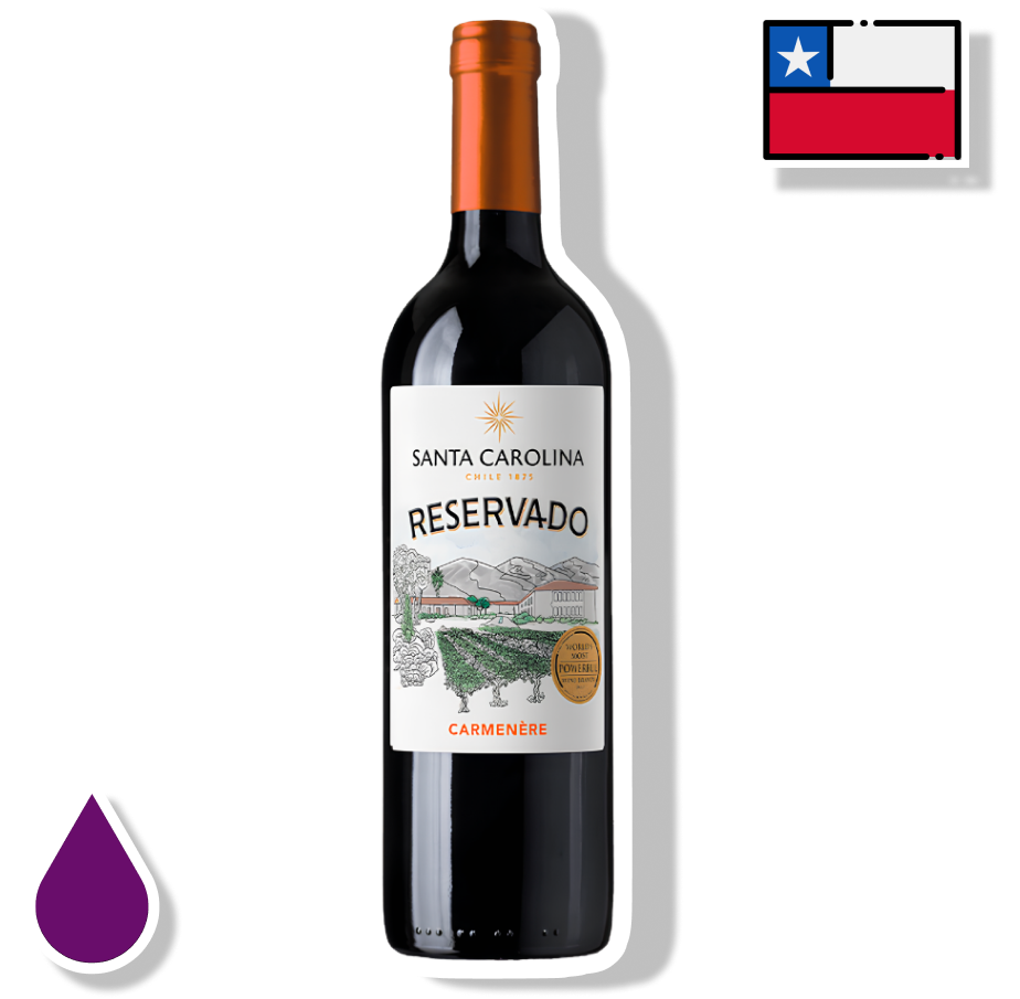 SANTA CAROLINA GARRAFA 750ML - RESERVADO CARMÉNÈRE
