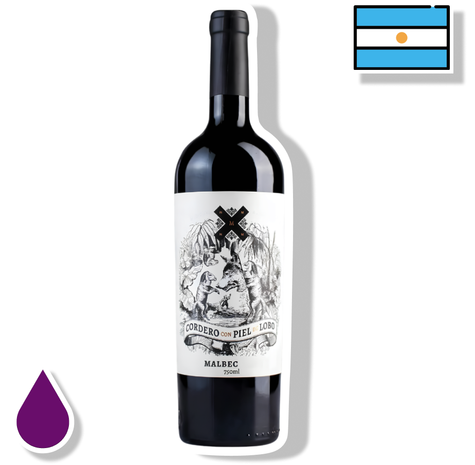 CORDERO CON PIEL DE LOBO GARRAFA 750ML - MALBEC
