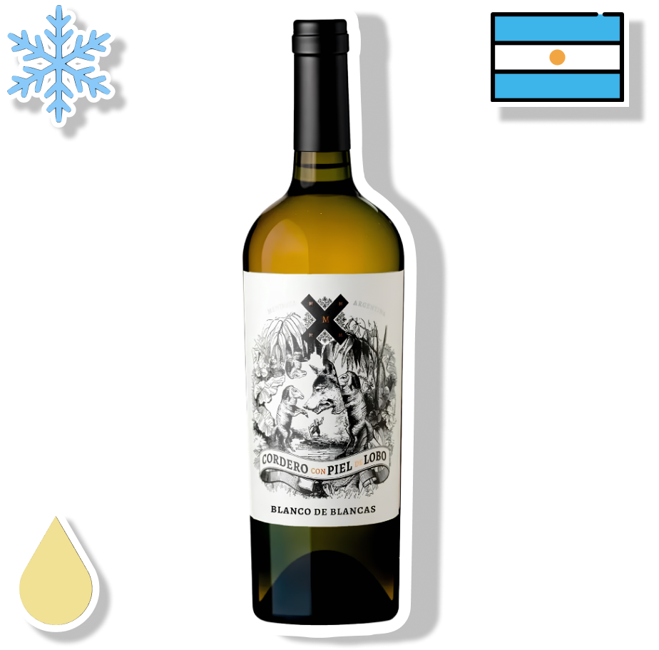 CORDERO CON PIEL DE LOBO GARRAFA 750ML - BLANCO DE BLANCAS