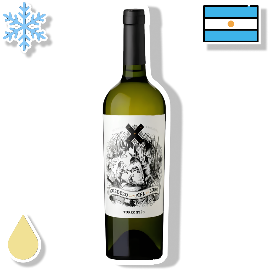 CORDERO CON PIEL DE LOBO GARRAFA 750ML - TORRONTÉS