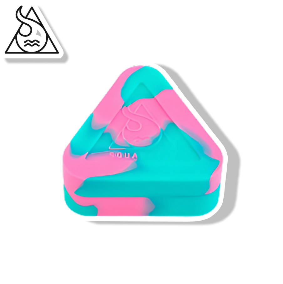 SQUADAFUM CONTAINER SILICONE - MIX ROSA E VERDE