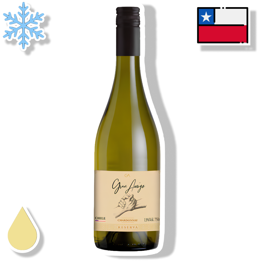 GRAN AMIGO GARRAFA 750ML - RESERVA CHARDONNAY