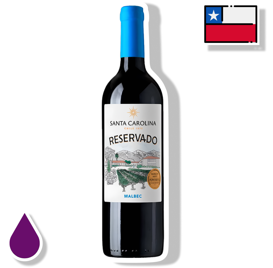 SANTA CAROLINA GARRAFA 750ML - RESERVADO MALBEC