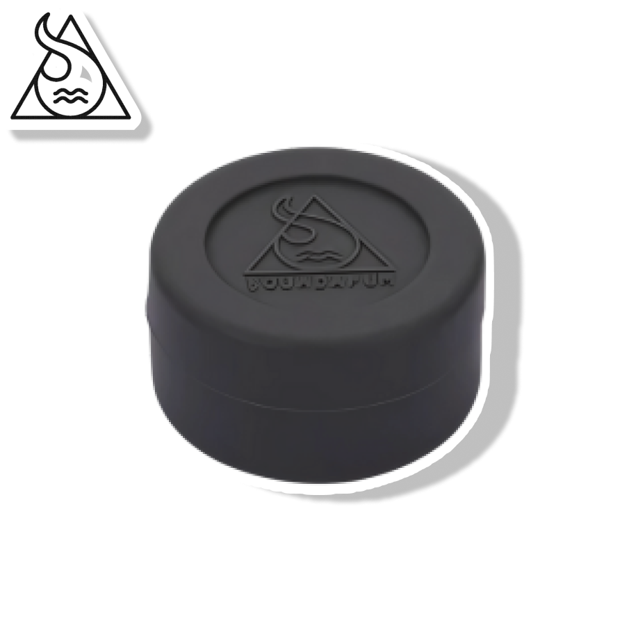 SQUADAFUM CONTAINER SILICONE REDONDO - PRETO