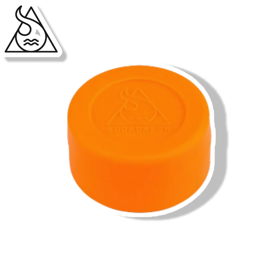 SQUADAFUM CONTAINER SILICONE REDONDO - LARANJA