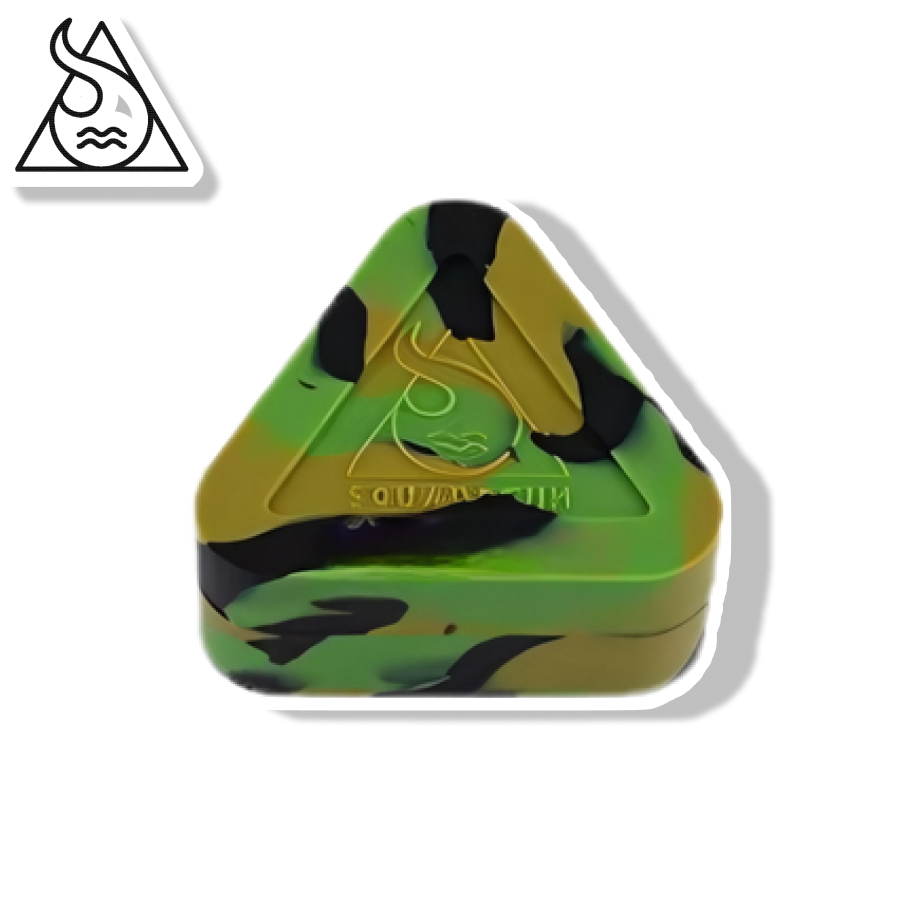 SQUADAFUM CONTAINER SILICONE - MIX MUSGO PRETO E VERDE