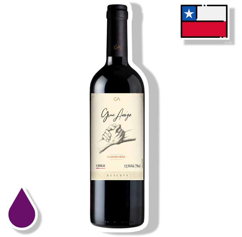 GRAN AMIGO GARRAFA 750ML - RESERVA CARMÉNÈRE