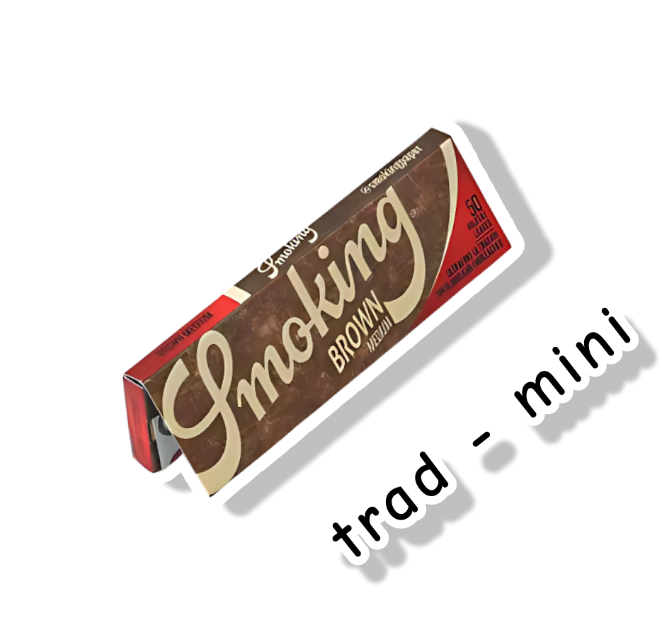 SMOKING SEDA BROWN -  1/4 MINI SIZE