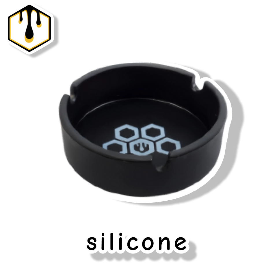 CULTURA DAB CINZEIRO DE SILICONE - REDONDO PRETO