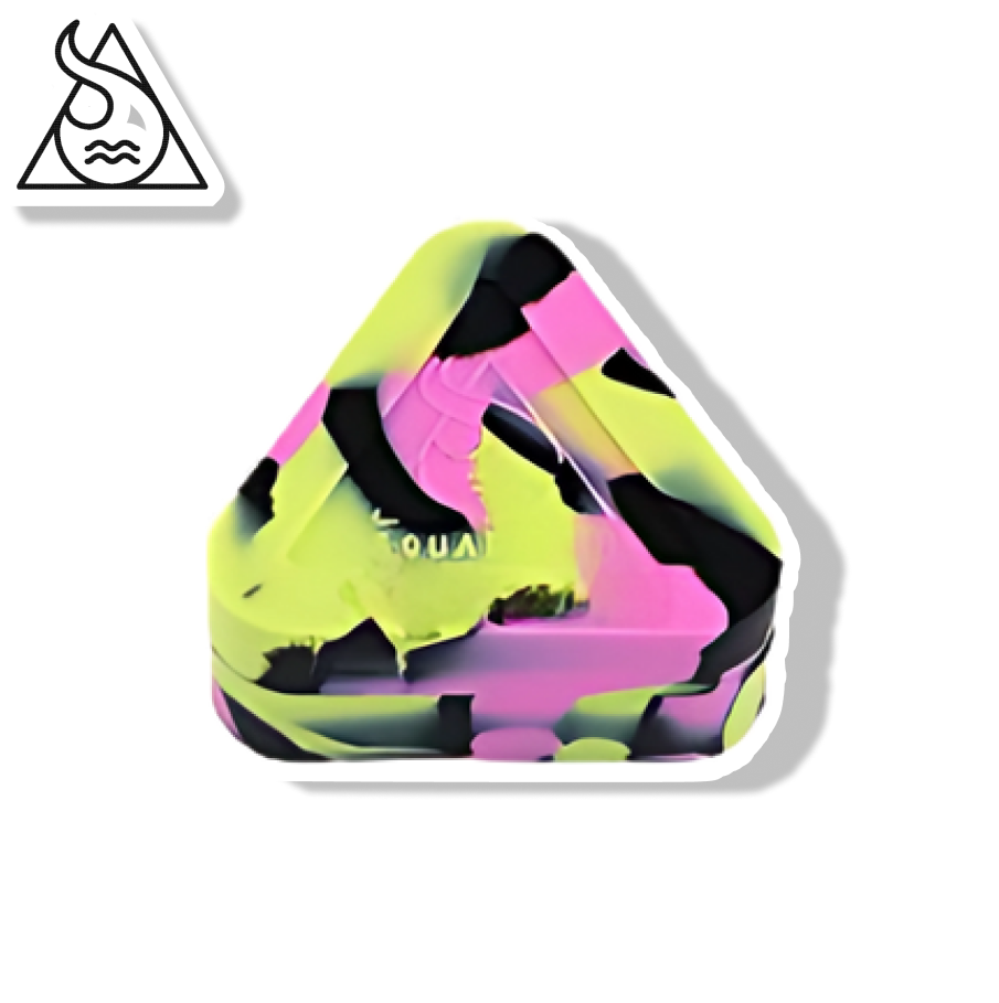 SQUADAFUM CONTAINER SILICONE - MIX AMARELO PRETO E ROSA