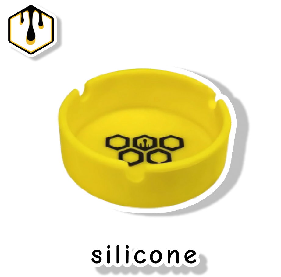 CULTURA DAB CINZEIRO DE SILICONE - REDONDO AMARELO