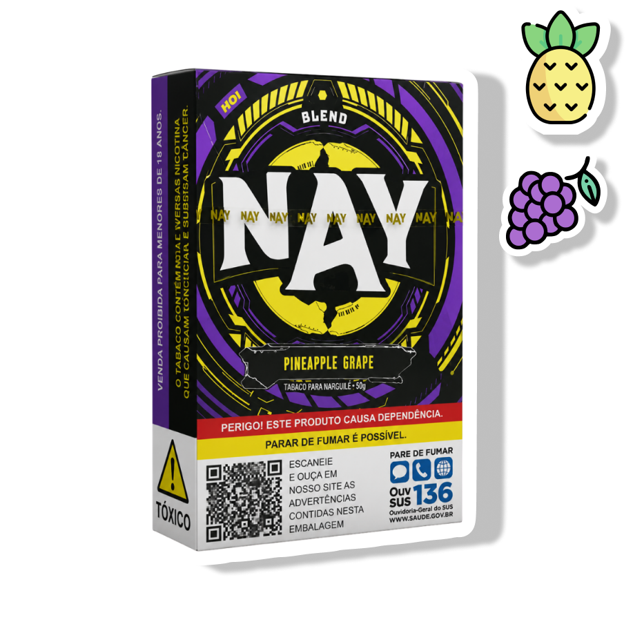NAY ESSÊNCIA P/ NARGUILÉ - BLEND PINEAPPLE GRAPE