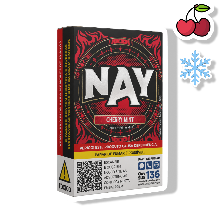NAY ESSÊNCIA P/ NARGUILÉ - CHERRY MINT