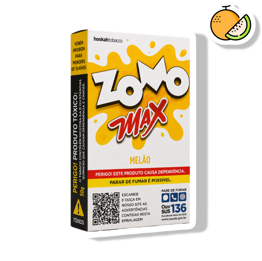 ZOMO ESSÊNCIA P/ NARGUILÉ - MAX MELÃO