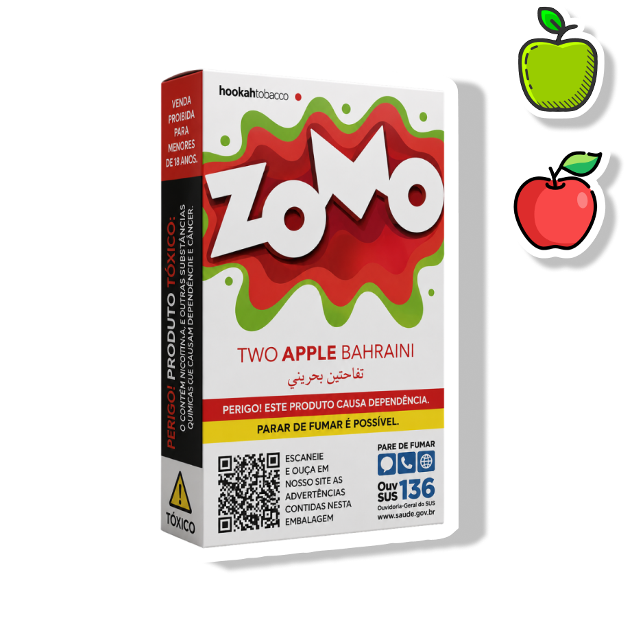 ZOMO ESSÊNCIA P/ NARGUILÉ - TWO APPLE BAHRAINI