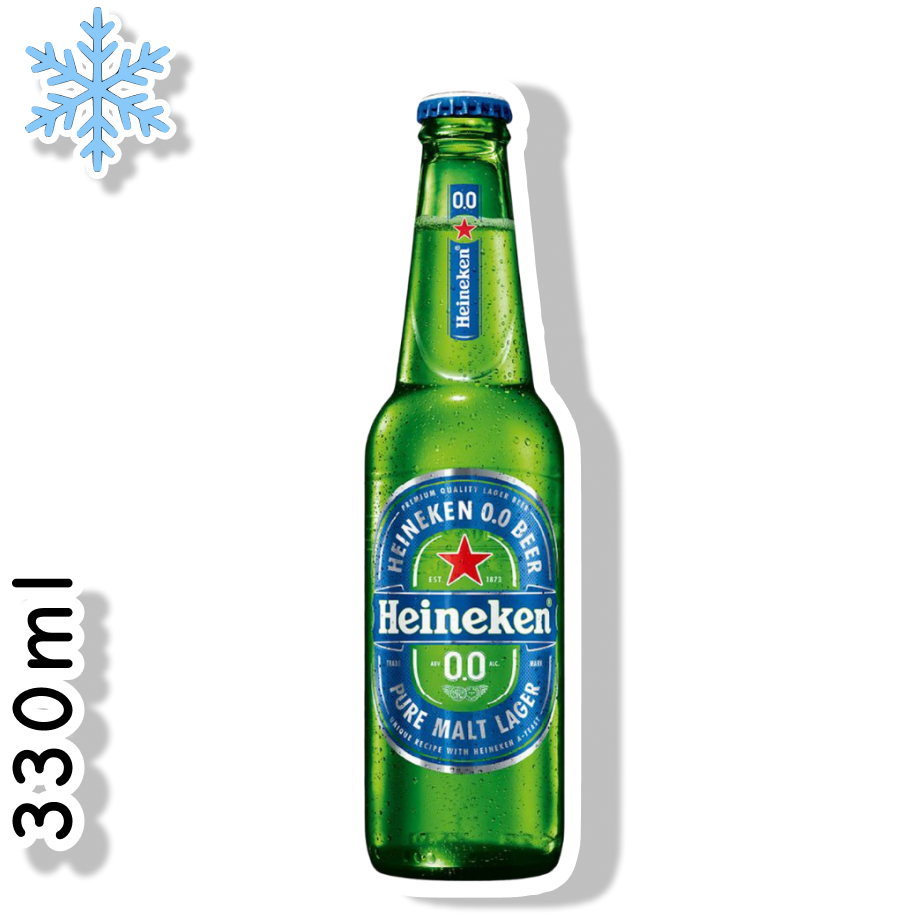 HEINEKEN ZERO LONG 330ML - LAGER PURO-MALTE