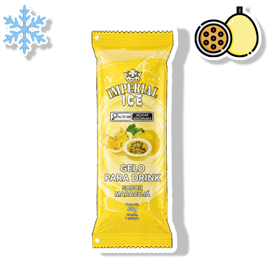 IMPERIAL ICE GELO SABORIZADO - MARÁCUJA