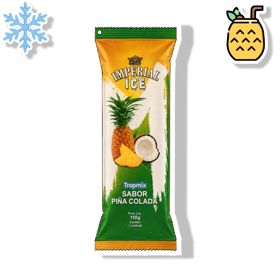 IMPERIAL ICE GELO SABORIZADO - PINA COLADA